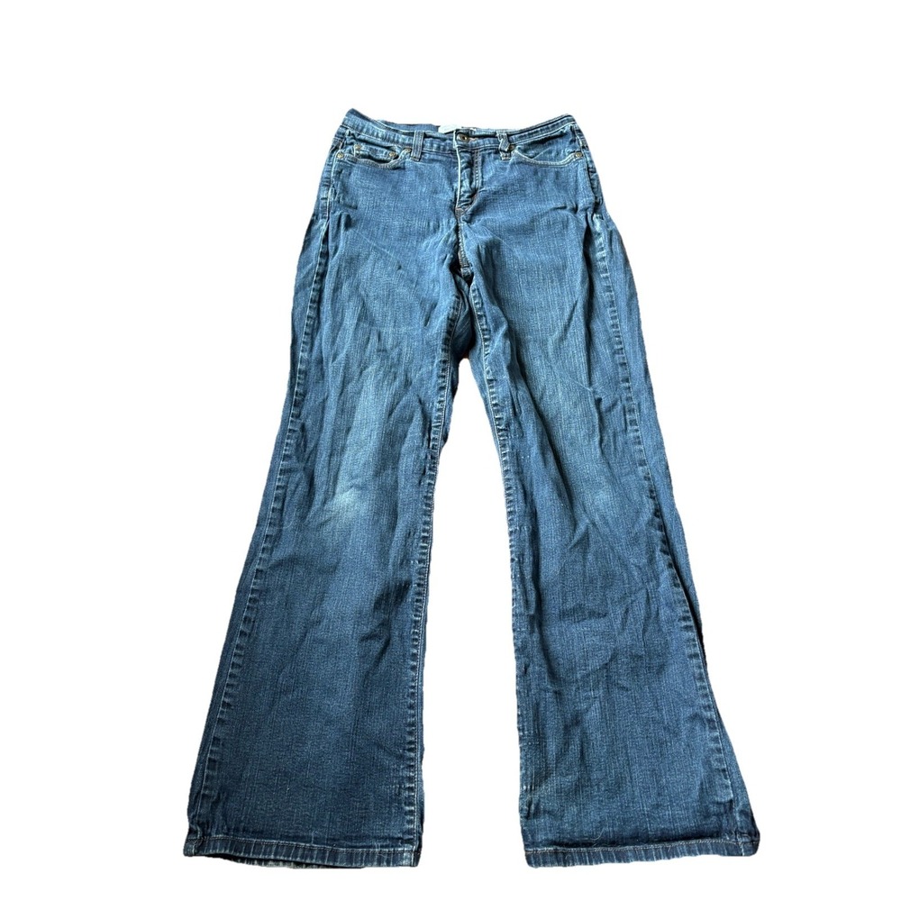 Levis 512 Perfectly Slimming Jeans Size 10M Straight Leg  Dark Wash‎ Pocket